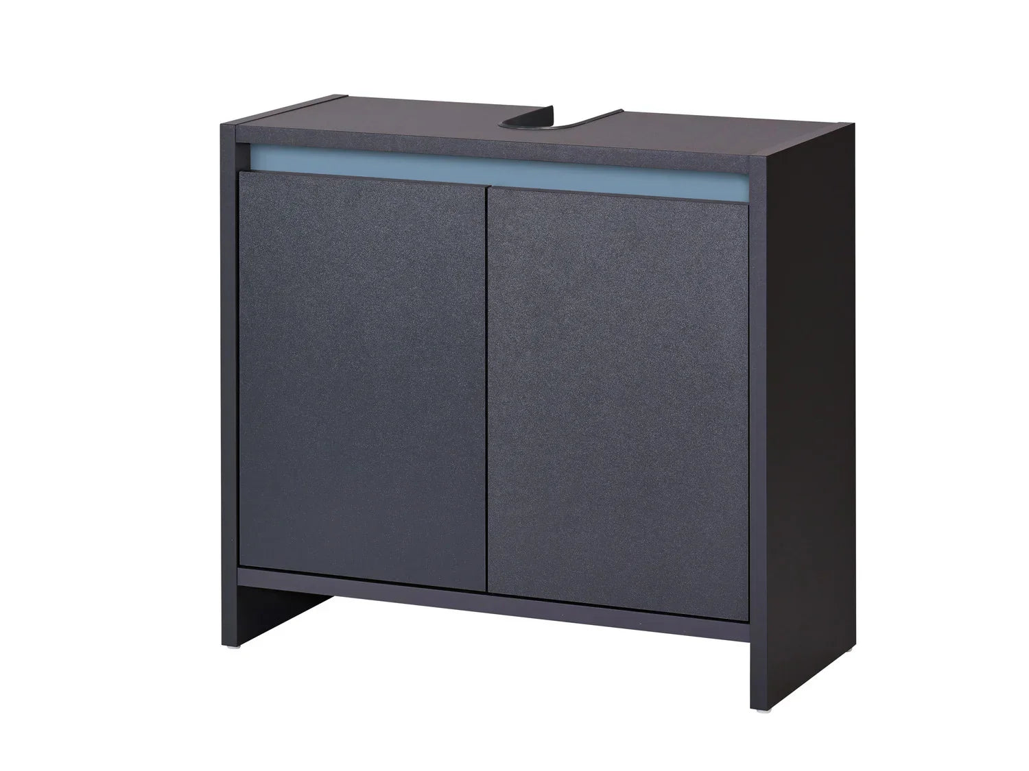LIVARNO home Meuble sous-vasque Oslo, 60 x 55 x 28 cm, anthracite