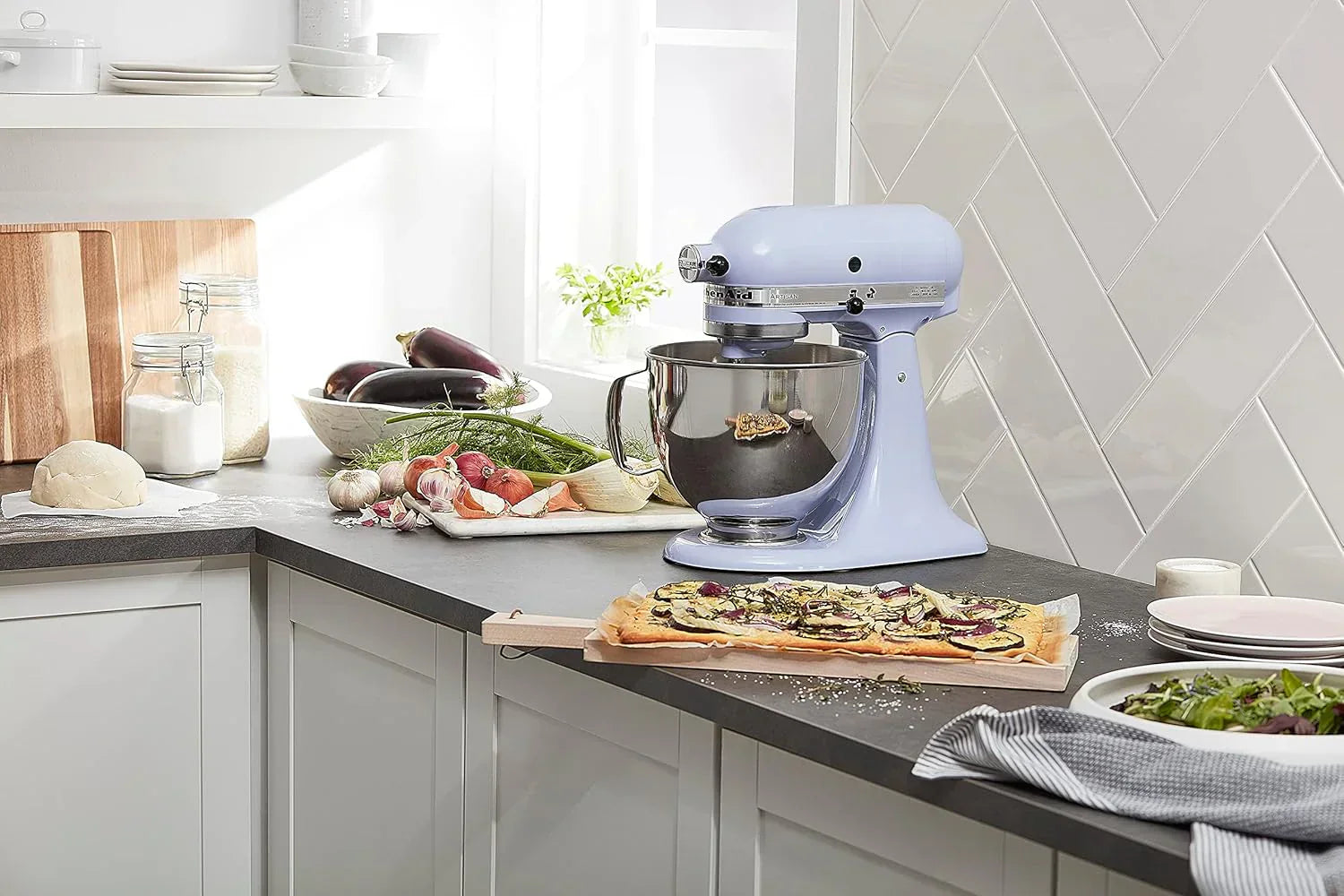 KitchenAid Artisan 5-Quart Tilt-Head Stand Mixer with Pour Flap