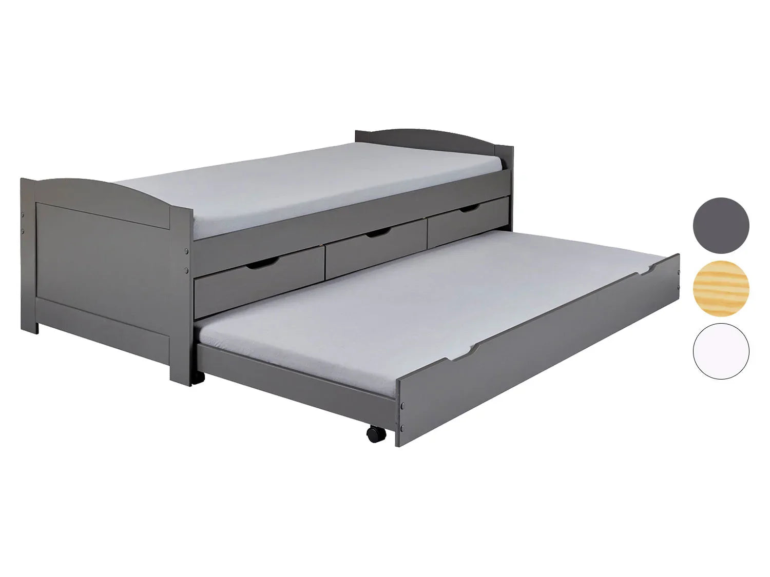 Inter Link Lit banquette 3 tiroirs, 205 x 63 x 96 cm