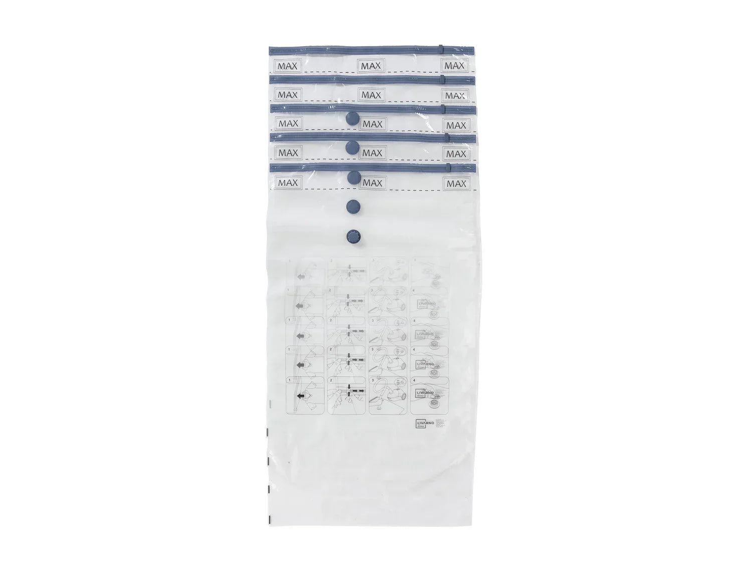 LIVARNO home Set de 10 housses de rangement sous vide