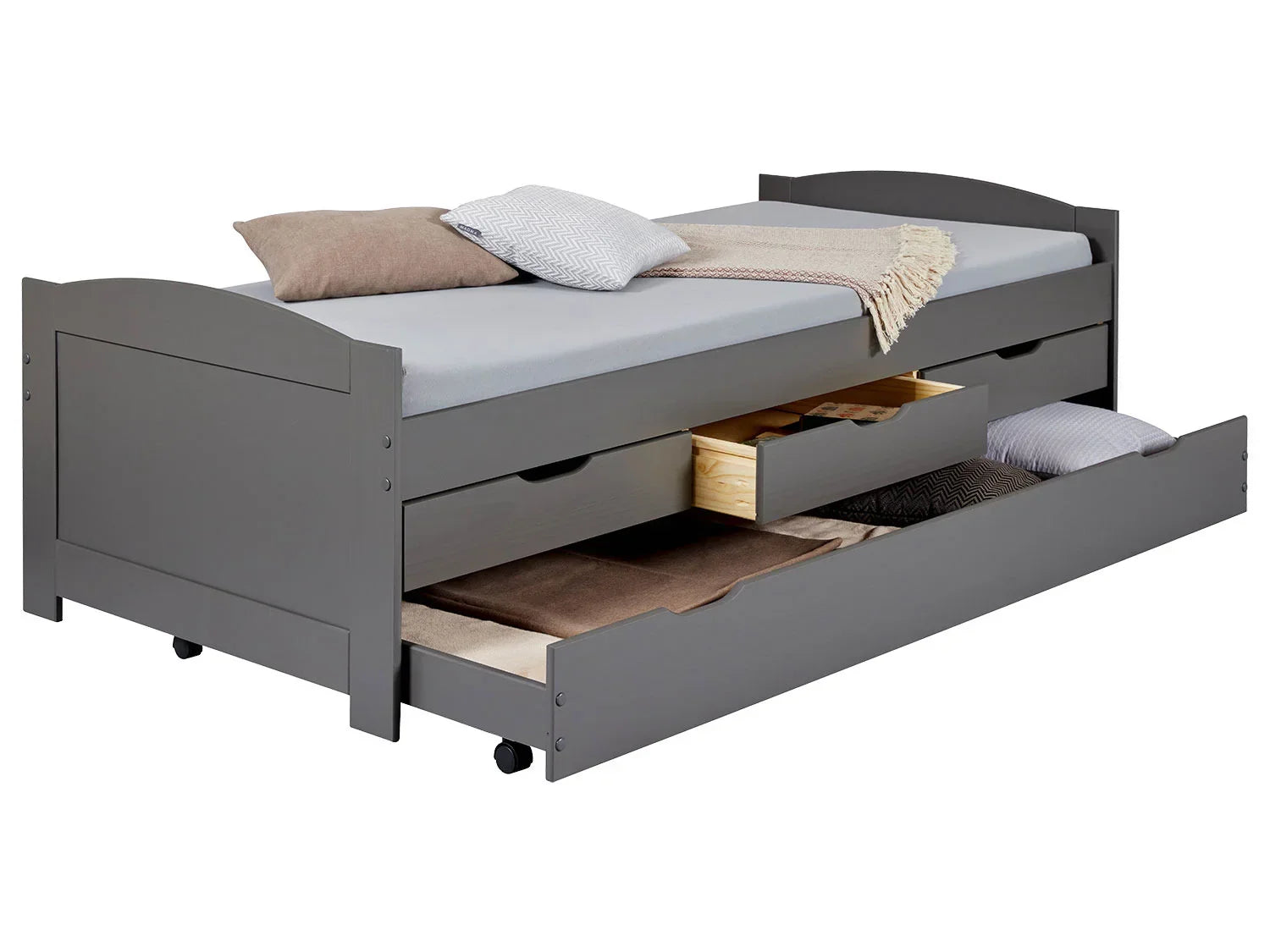 Inter Link Lit banquette 3 tiroirs, 205 x 63 x 96 cm