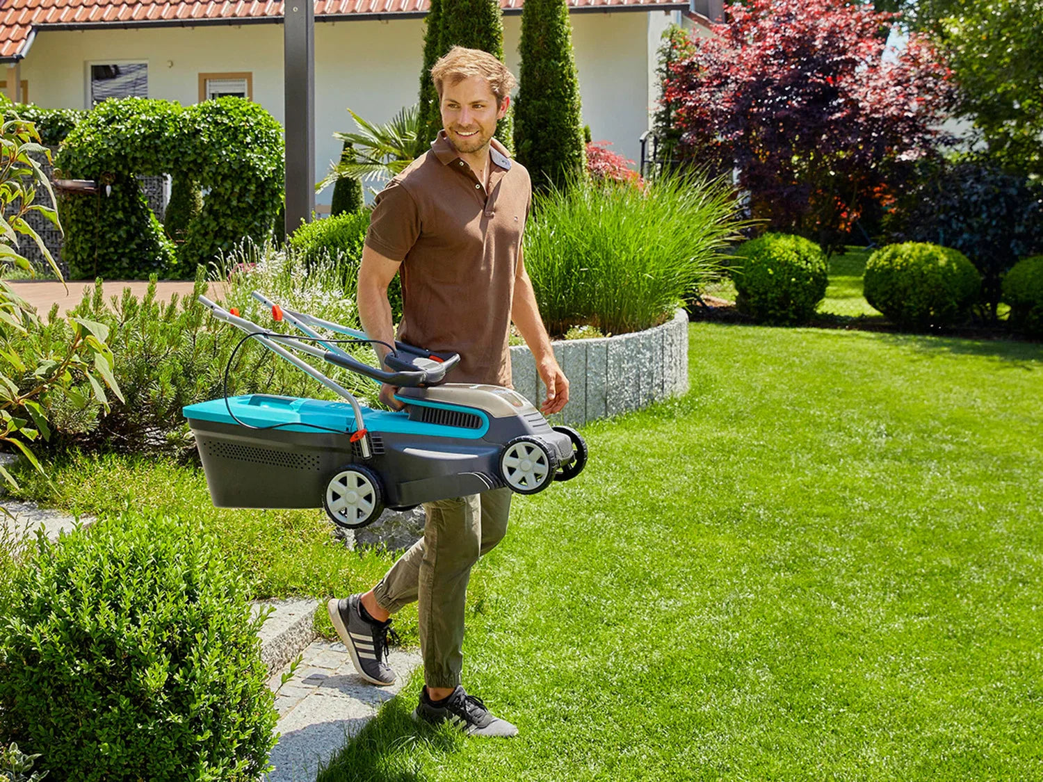 Gardena Tondeuse  gazon sans fil PowerMax 32/36V Power For All