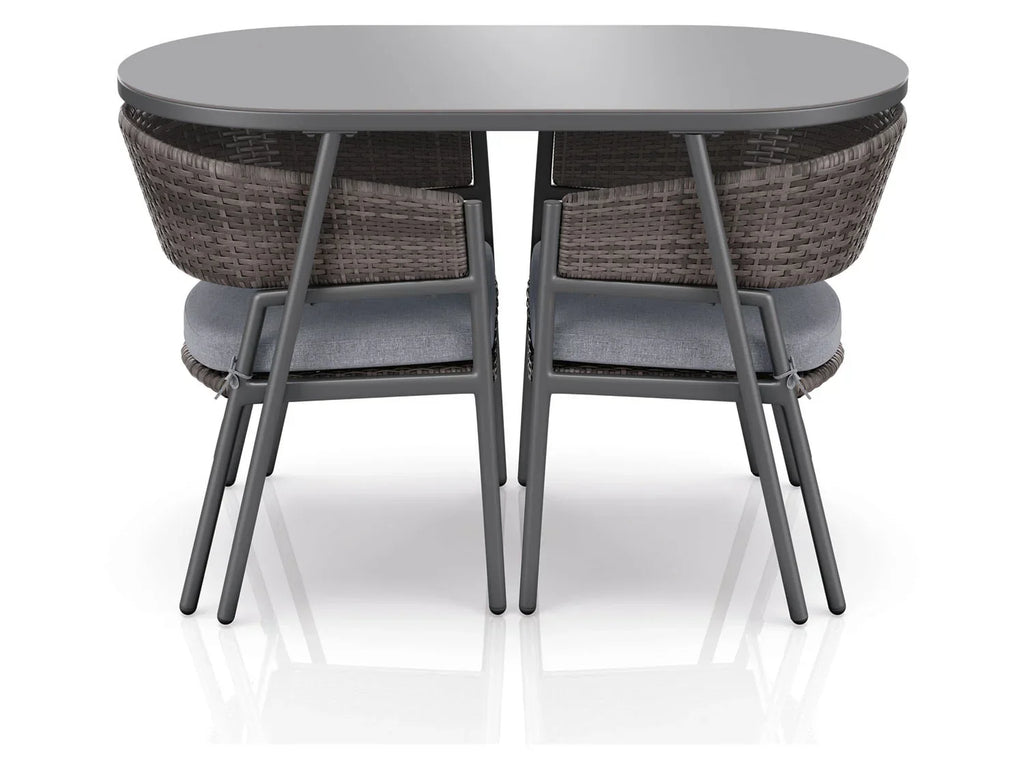 LIVARNO home Salon de balcon en acier, 3 pices