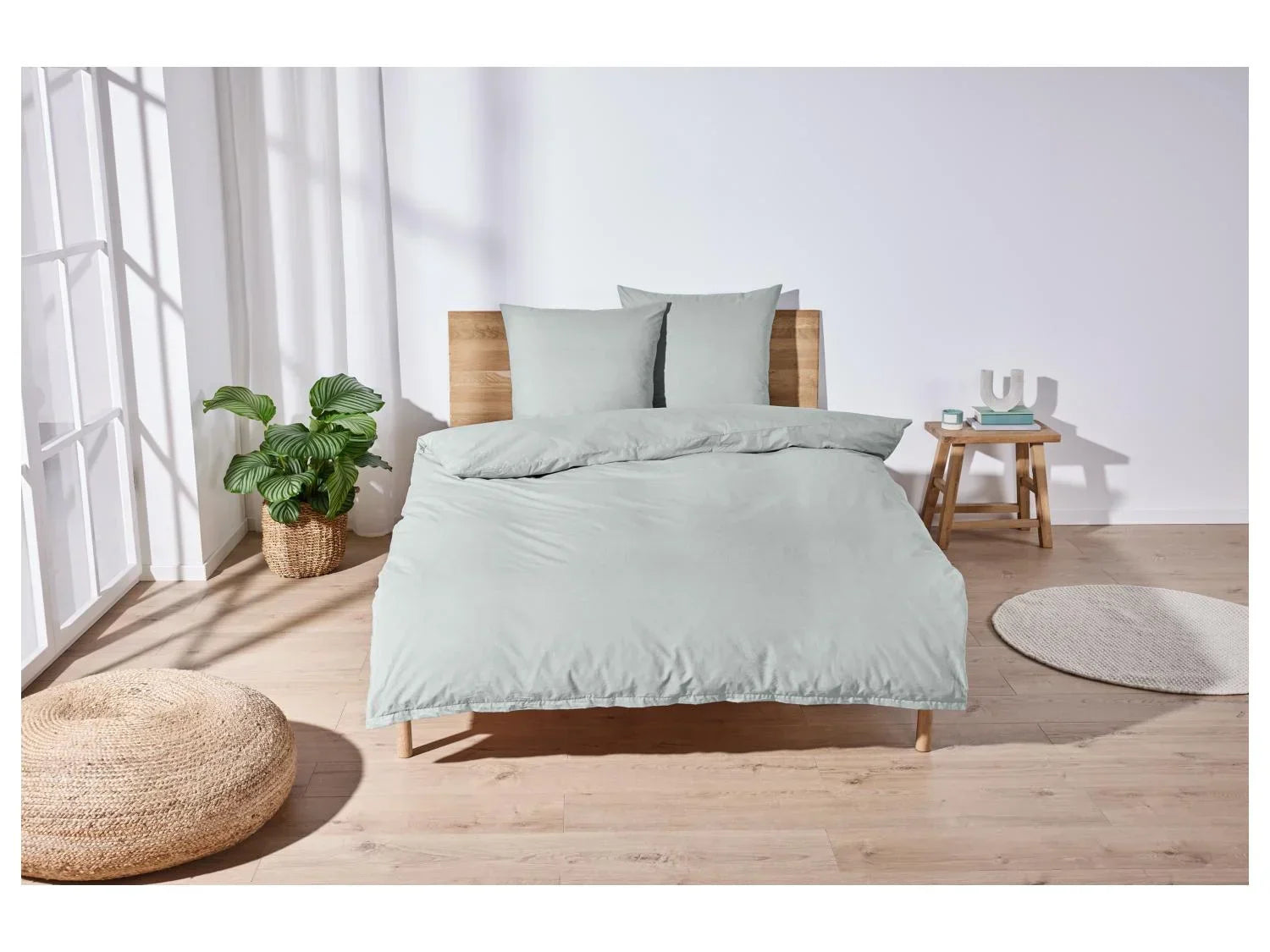 LIVARNO home Parure de lit double face en percale, 240 x 260 cm