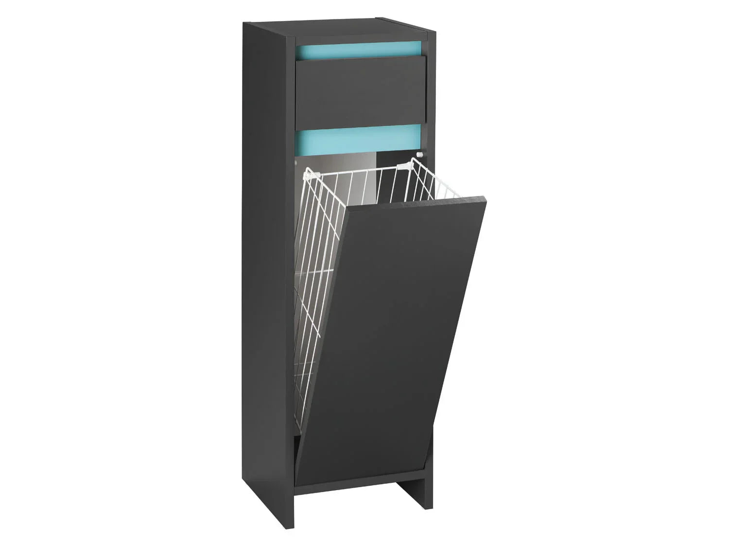 LIVARNO home Armoire latrale de salle de bains Oslo, 32 x 99 x 30 cm, anthracite
