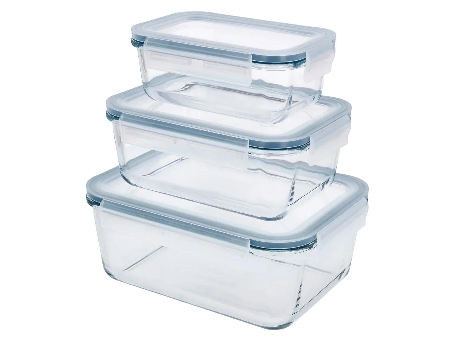 SILVERCREST Set de botes de conservation en verre