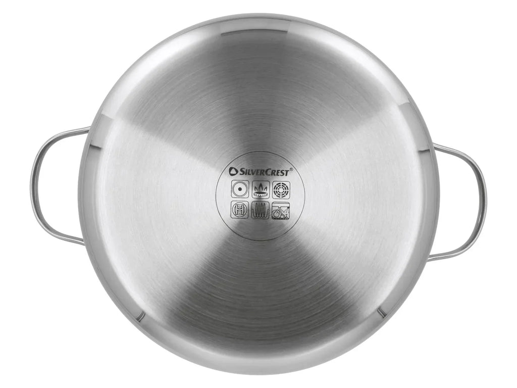 SILVERCREST Faitout premium en acier inoxydable,  24 cm