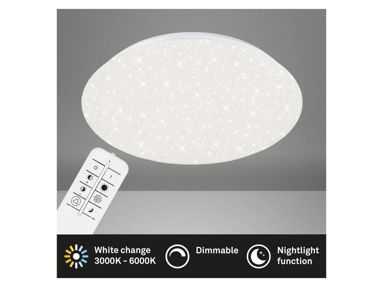 Briloner Plafonnier LED CTT