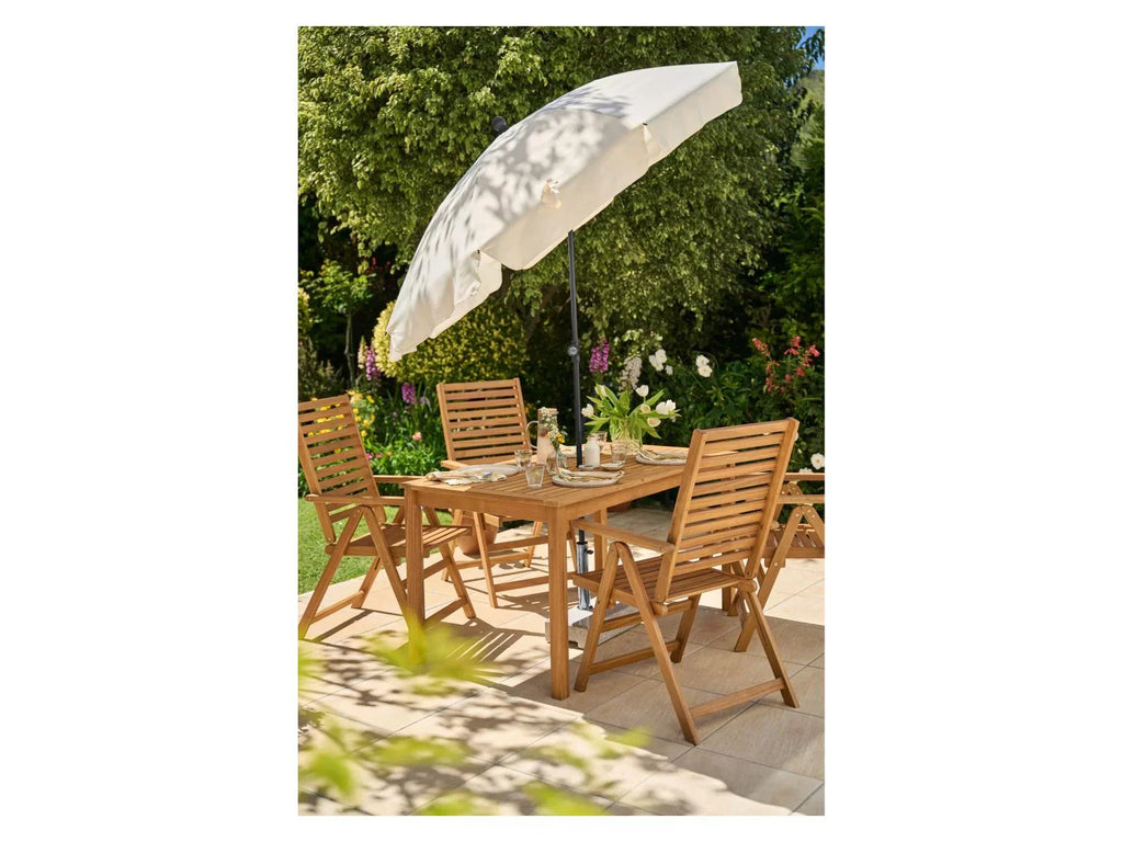 LIVARNO Table de jardin + Lot de 4 fauteuils Sevilla
