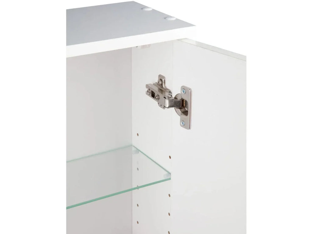 LIVARNO home Armoire de toilette miroir Basel, 68,5 x 76,1 x 17 cm, blanche