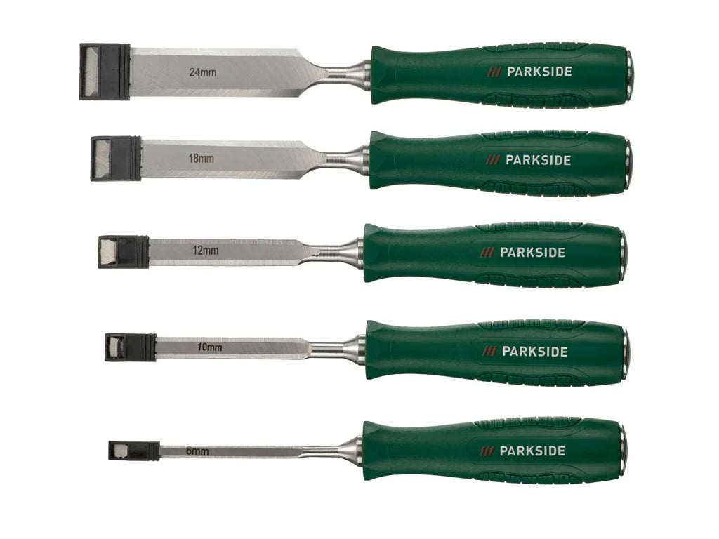 PARKSIDE Set de ciseaux  bois, 5 pices