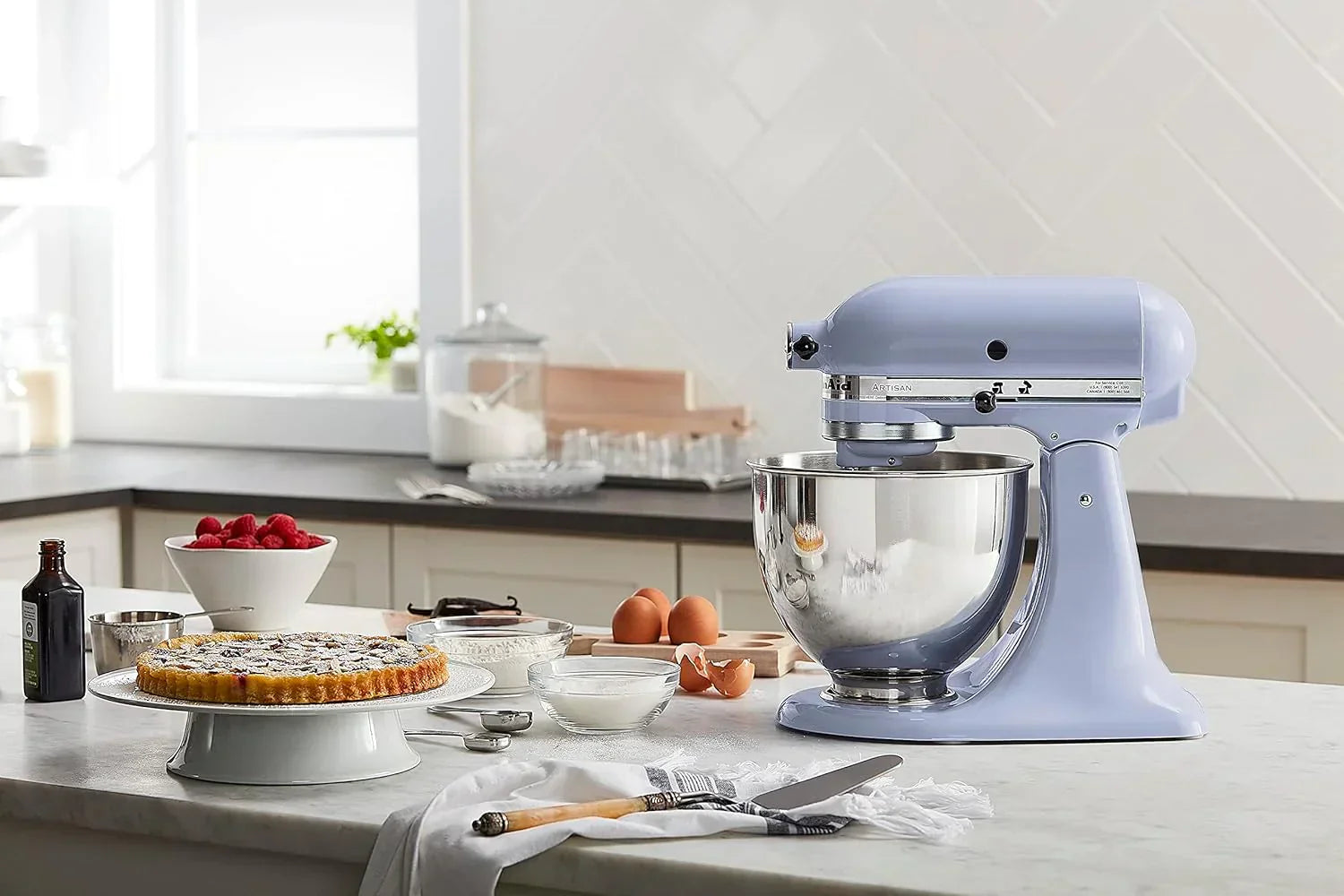 KitchenAid Artisan 5-Quart Tilt-Head Stand Mixer with Pour Flap