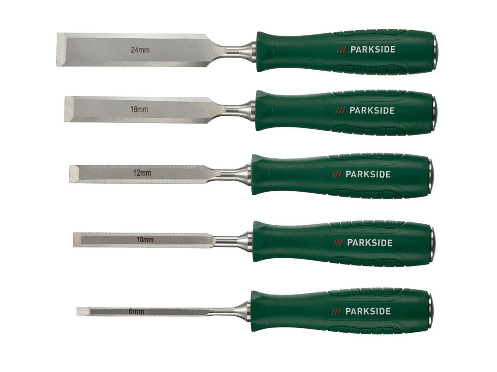 PARKSIDE Set de ciseaux  bois, 5 pices
