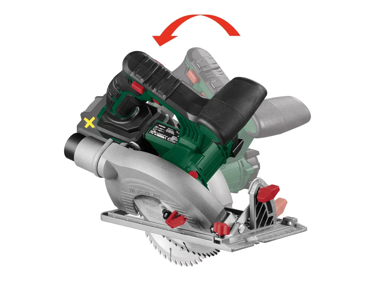 PARKSIDE Scie circulaire sans fil, PHKSA 20-Li C4, 160 mm, 20 V