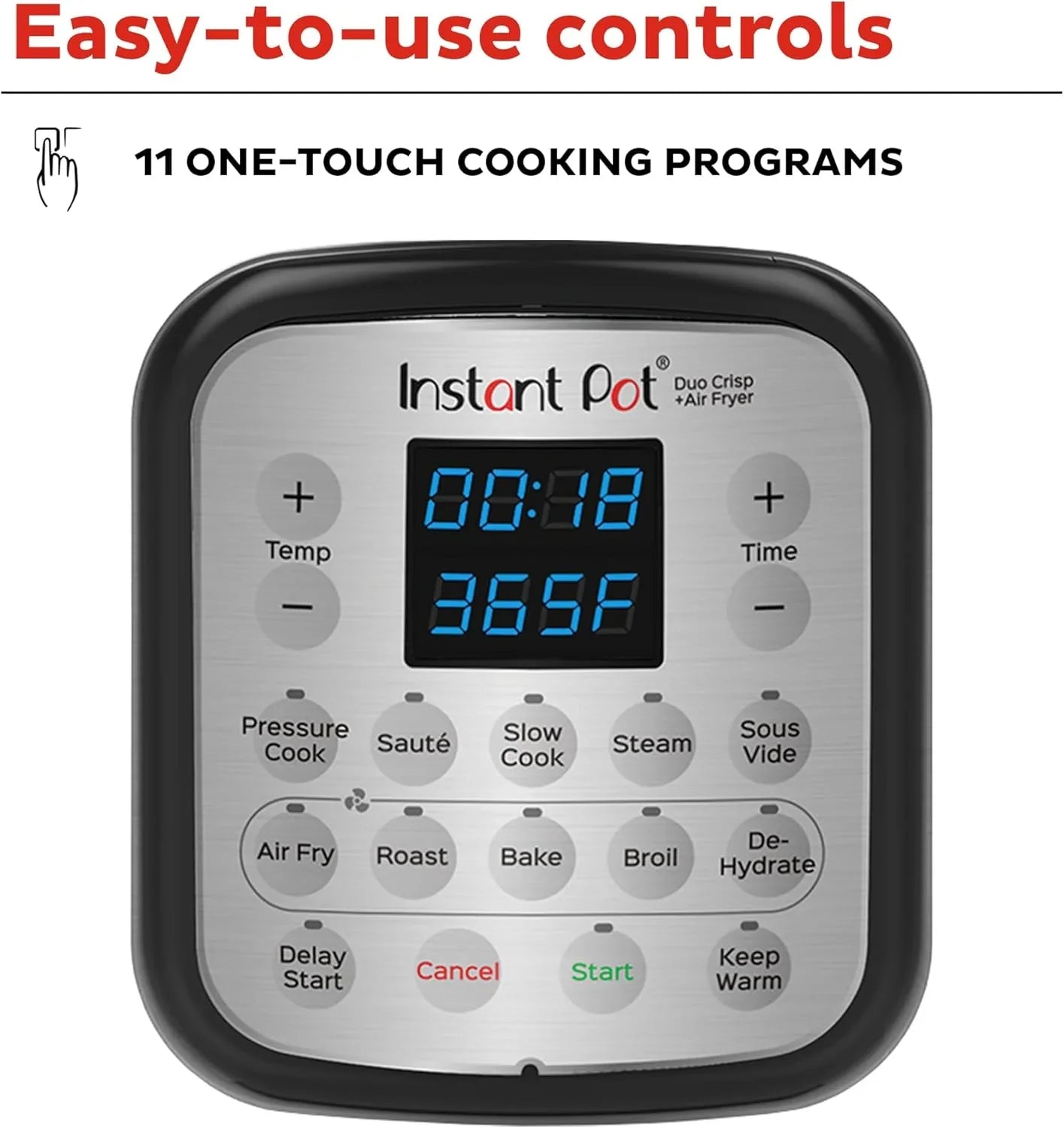 Instant Pot Duo 7-in-1 Electric Pressure Cooker, Slow Cooker, Rice Cooker, Steamer, Sauté Pan, Yogurt Maker, Warmer, and Sterilizer