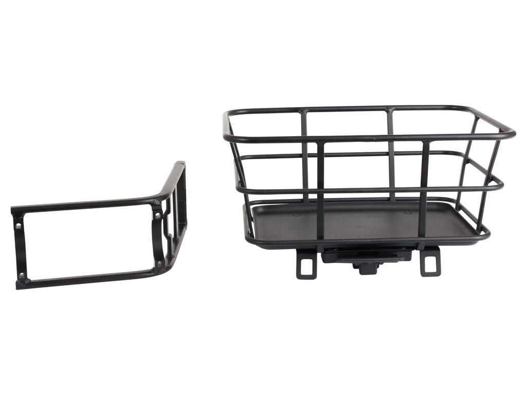 Porte-bagages avant et panier pour vlo lectrique ou sacoche double