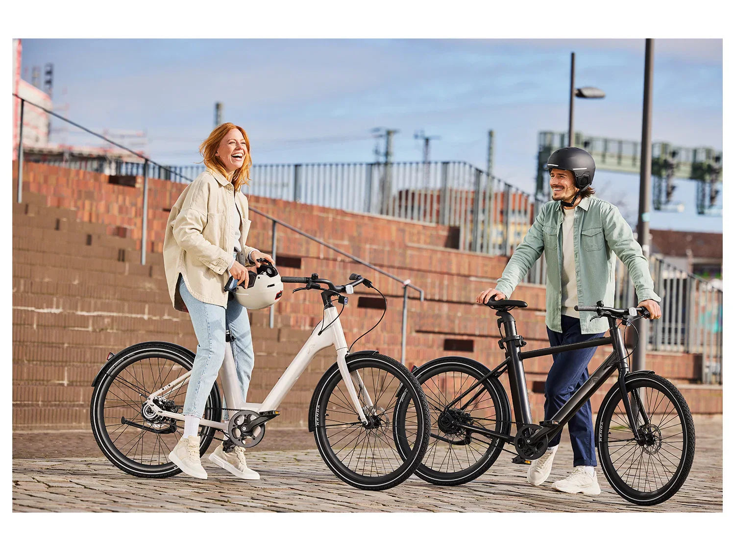 CRIVIT Vlo lectrique Urban X, 27,5 pouces