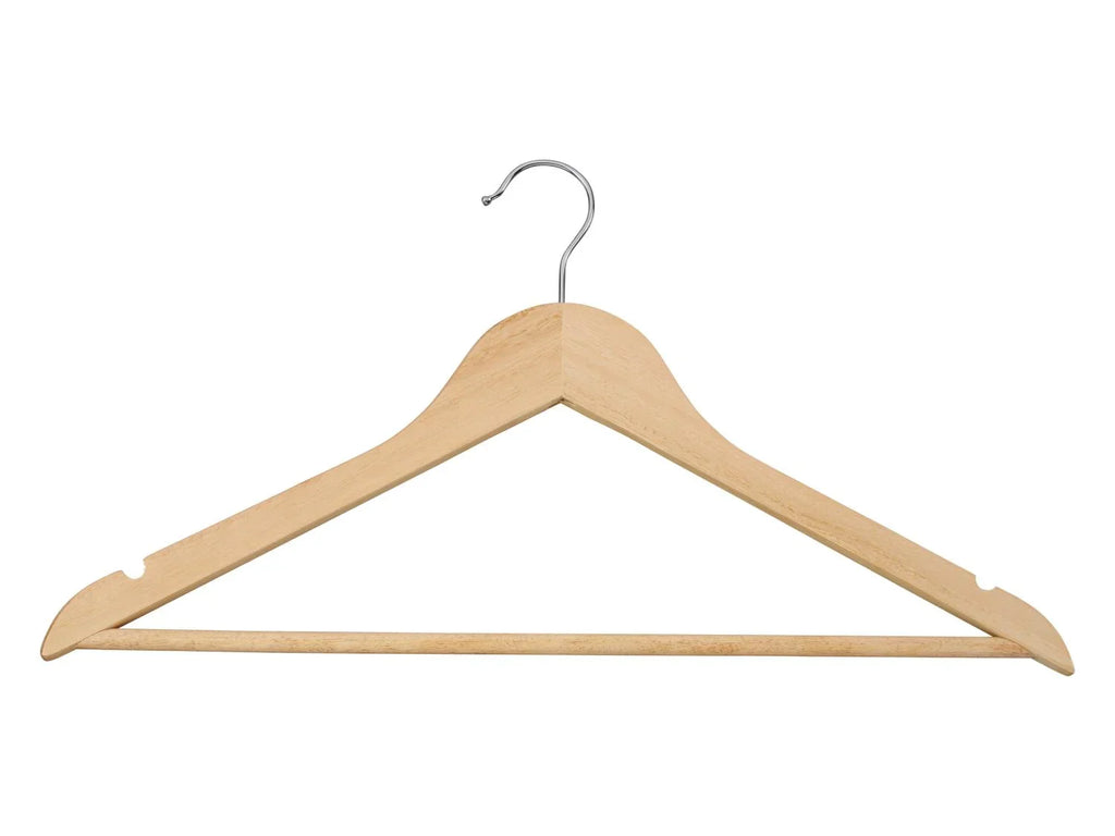 W5 Lot de 20 cintres en bois