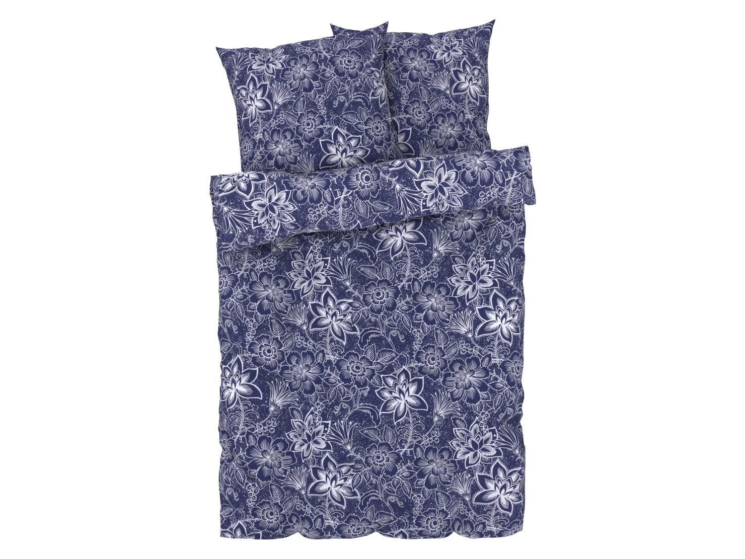 LIVARNO home Parure de lit en percale, 240 x 220 cm