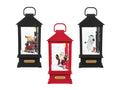 LIVARNO home Lanterne LED avec effet tempte de neige et musique