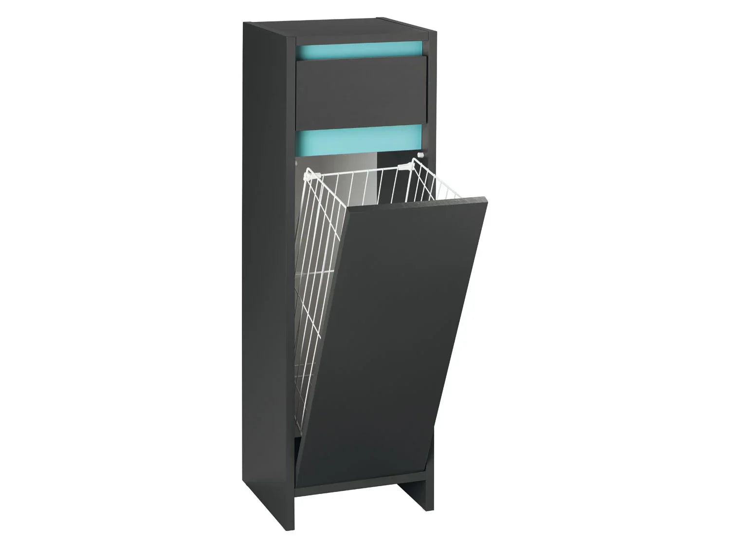 LIVARNO home Armoire latrale de salle de bains Oslo, 32 x 99 x 30 cm, anthracite