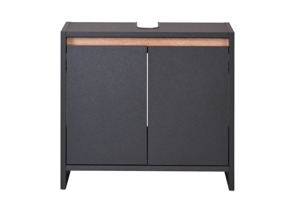 LIVARNO home Meuble sous-vasque Oslo, 60 x 55 x 28 cm, anthracite