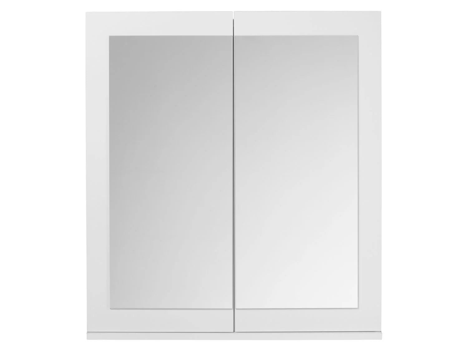 LIVARNO home Armoire de toilette miroir Basel, 68,5 x 76,1 x 17 cm, blanche