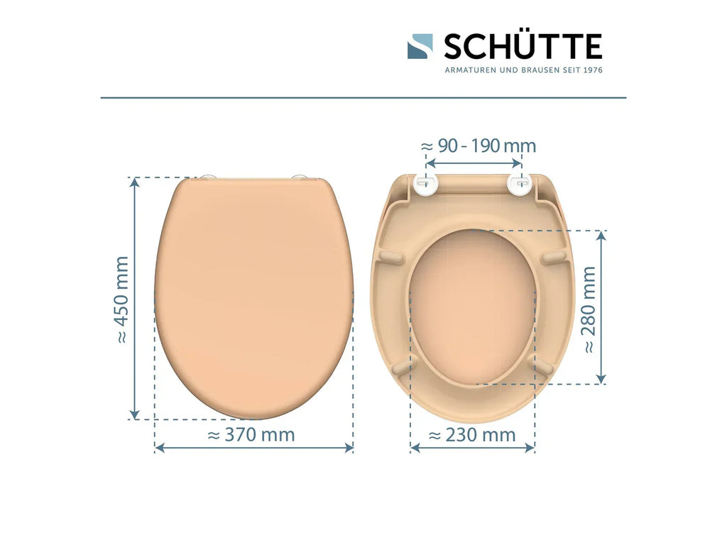 Schtte Abattant WC, avec fermeture en douceur