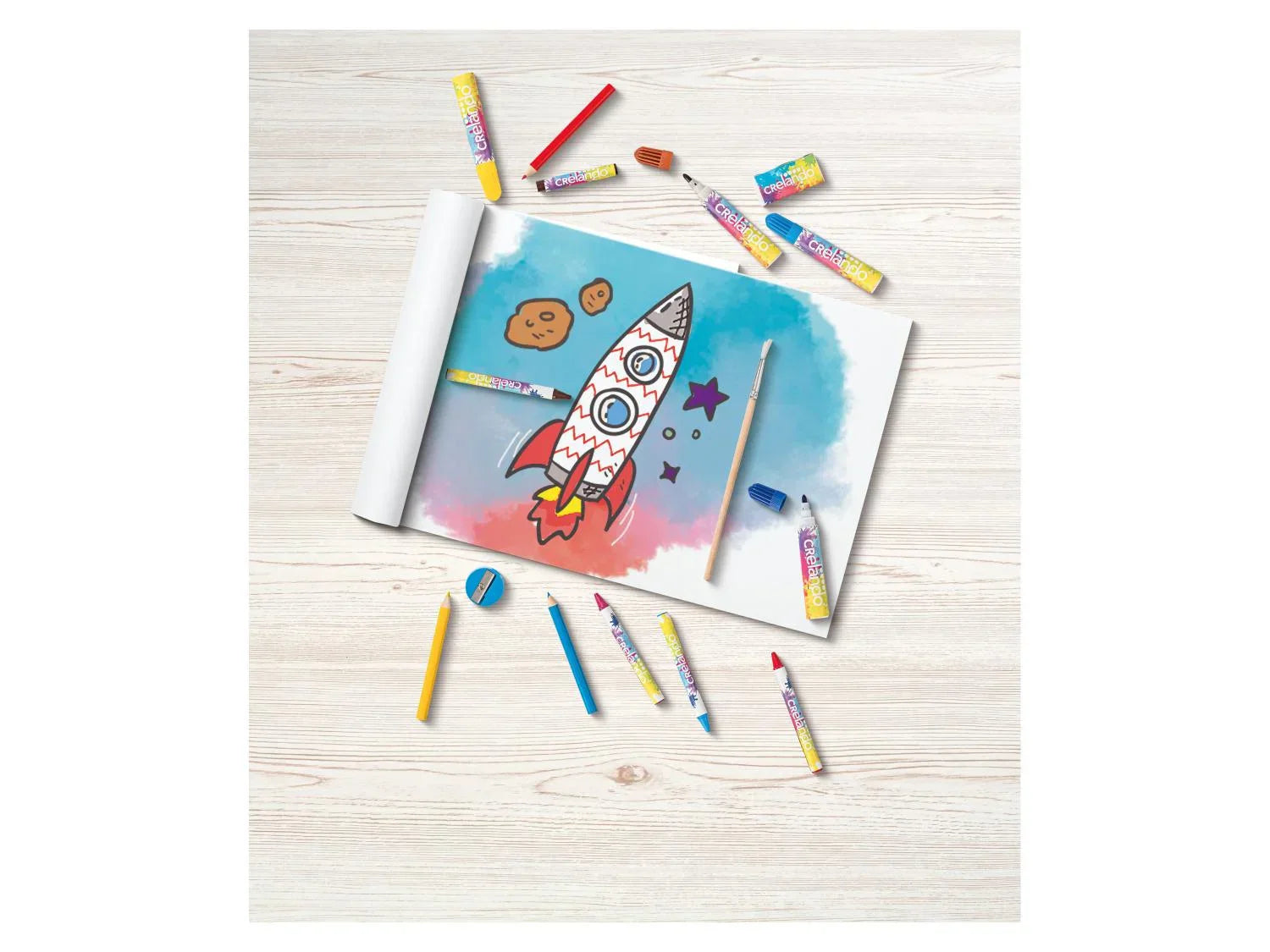crelando Mallette de coloriage pour enfant