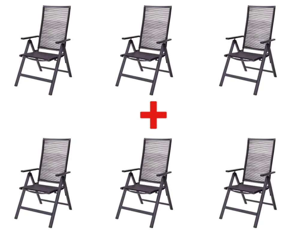 LIVARNO home Lot de 6 chaises hautes MIAMI