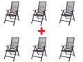 LIVARNO home Lot de 6 chaises hautes MIAMI