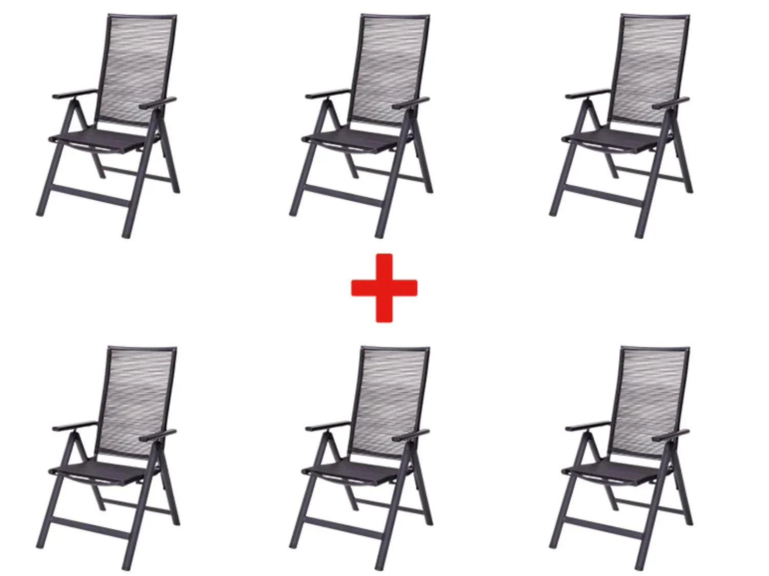 LIVARNO home Lot de 6 chaises hautes MIAMI