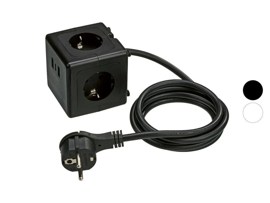 TRONIC Multiprise cube avec ports USB