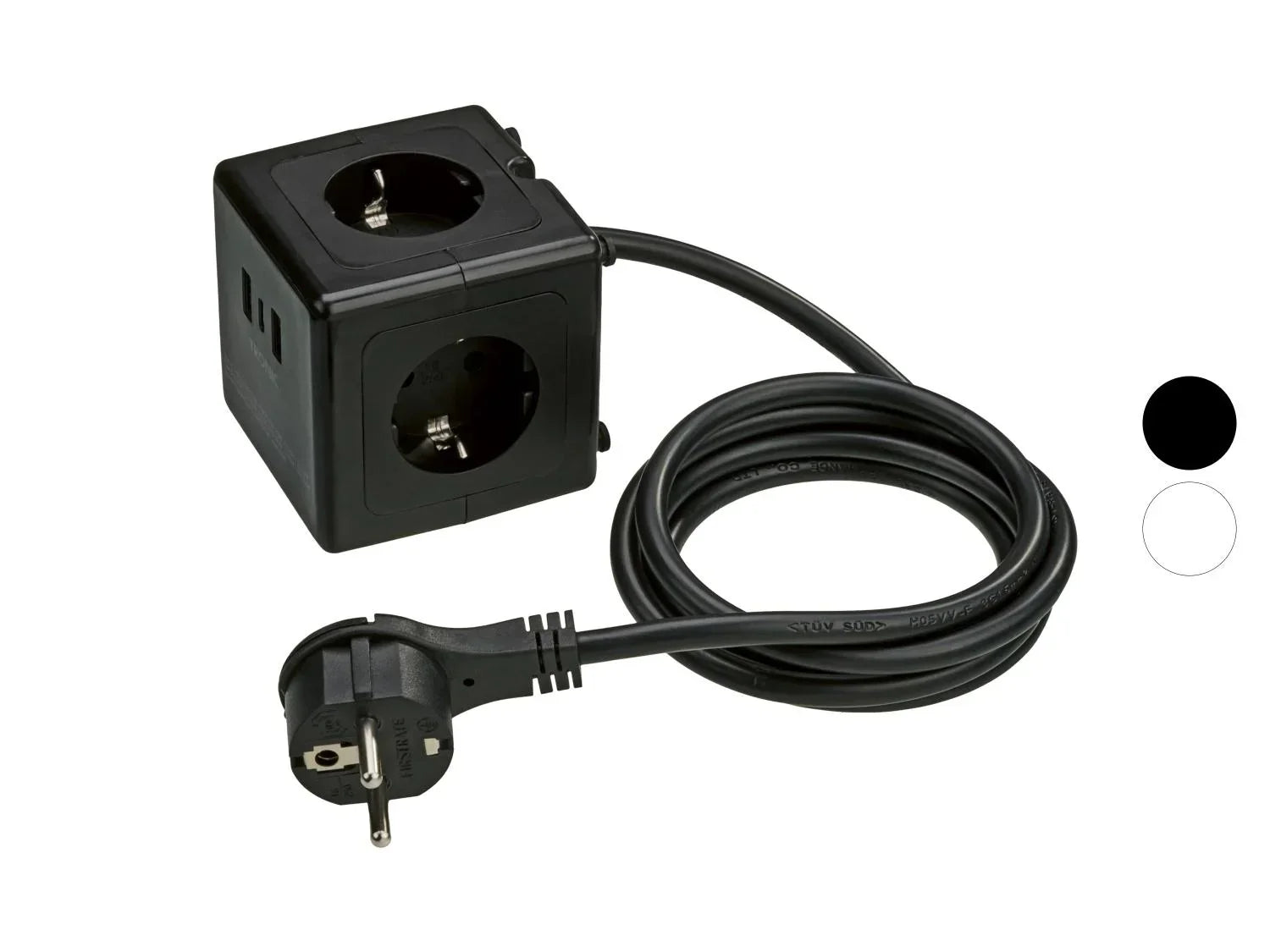 TRONIC Multiprise cube avec ports USB