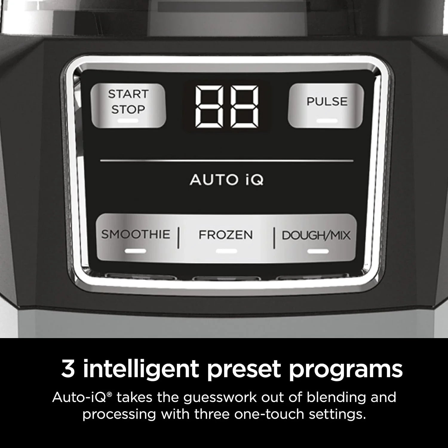 Ninja Blender Compact Kitchen System for Smoothies, Doughs, and Frozen Drinks with Auto-IQ, 72 oz* Blender Jar