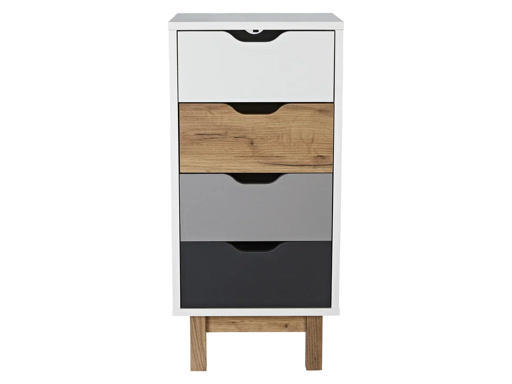 LIVARNO home Commode avec 4 tiroirs, 40 x 85 x 35 cm