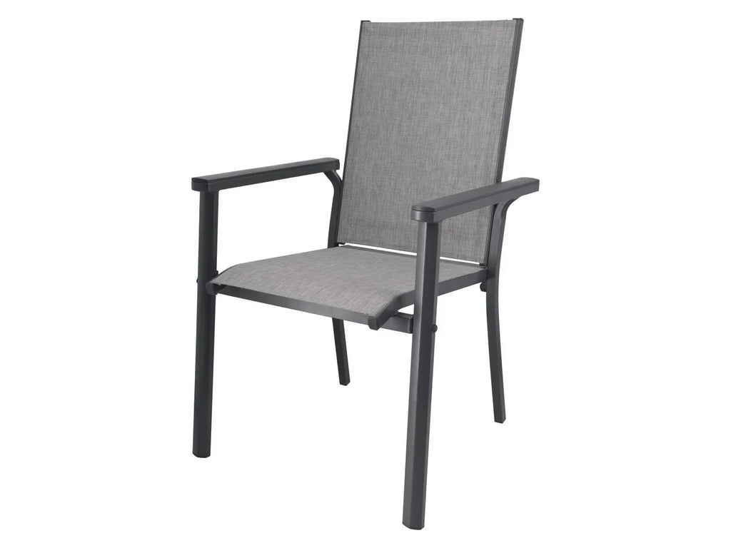 LIVARNO Table de jardin + Lot de 4 fauteuils en aluminium Houston