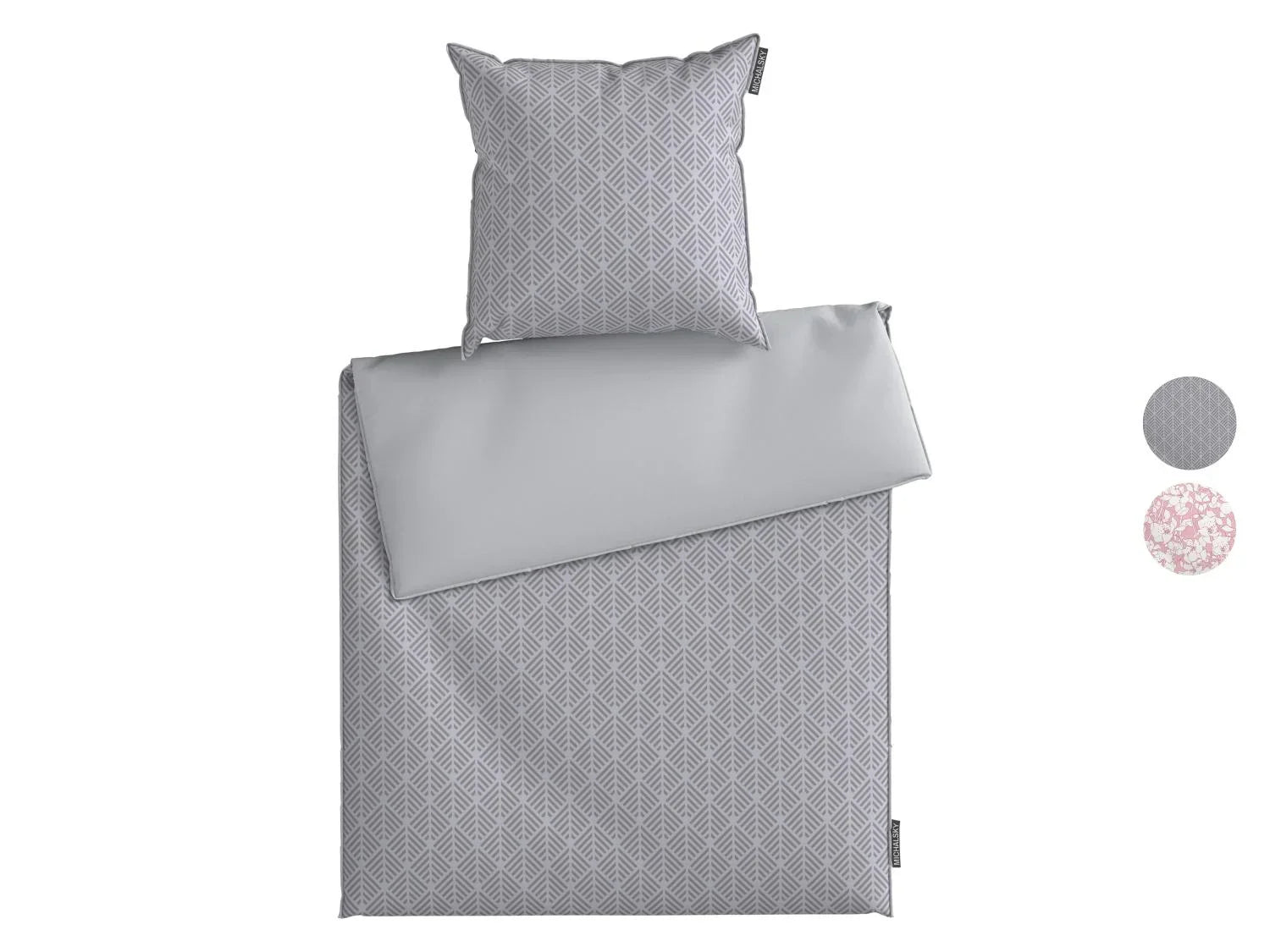 Michalsky Parure de lit rversible en satin, 140 x 200 cm