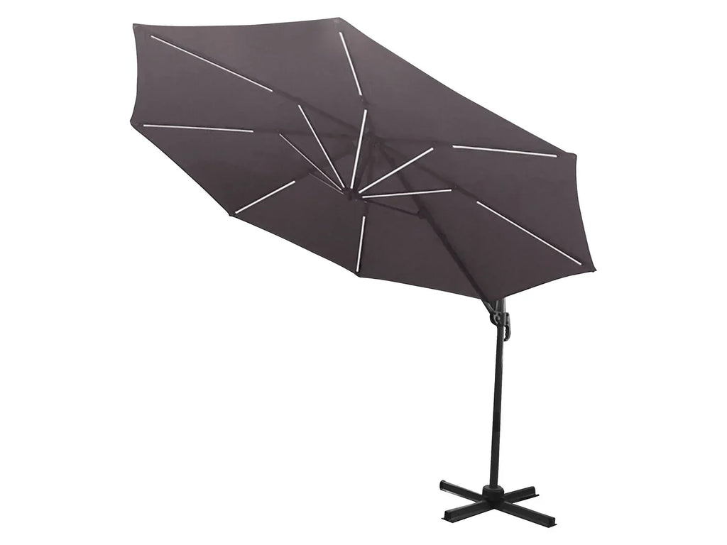 LIVARNO home Parasol dport avec clairage LED,  300 cm