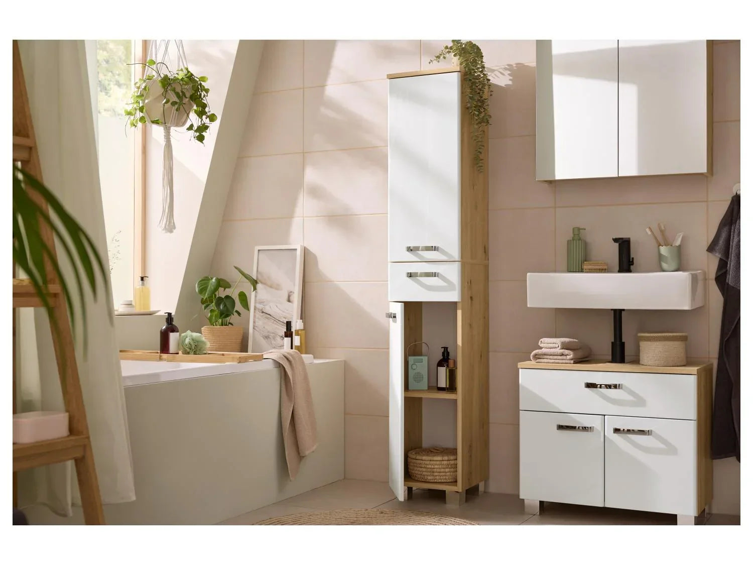 LIVARNO Colonne de salle de bain premium Palermo