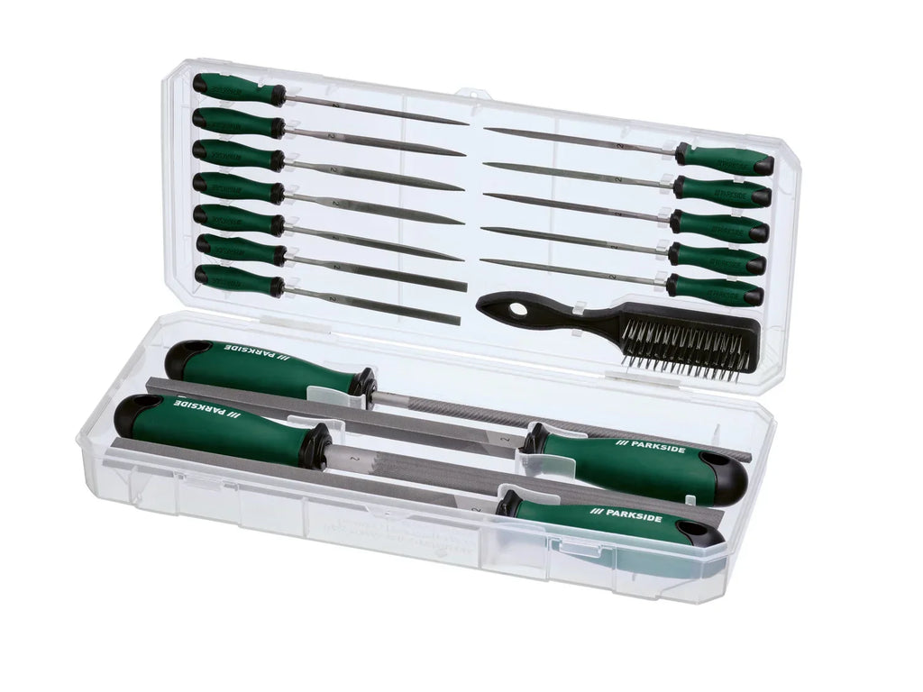 PARKSIDE Set de limes d'atelier, 17 pices