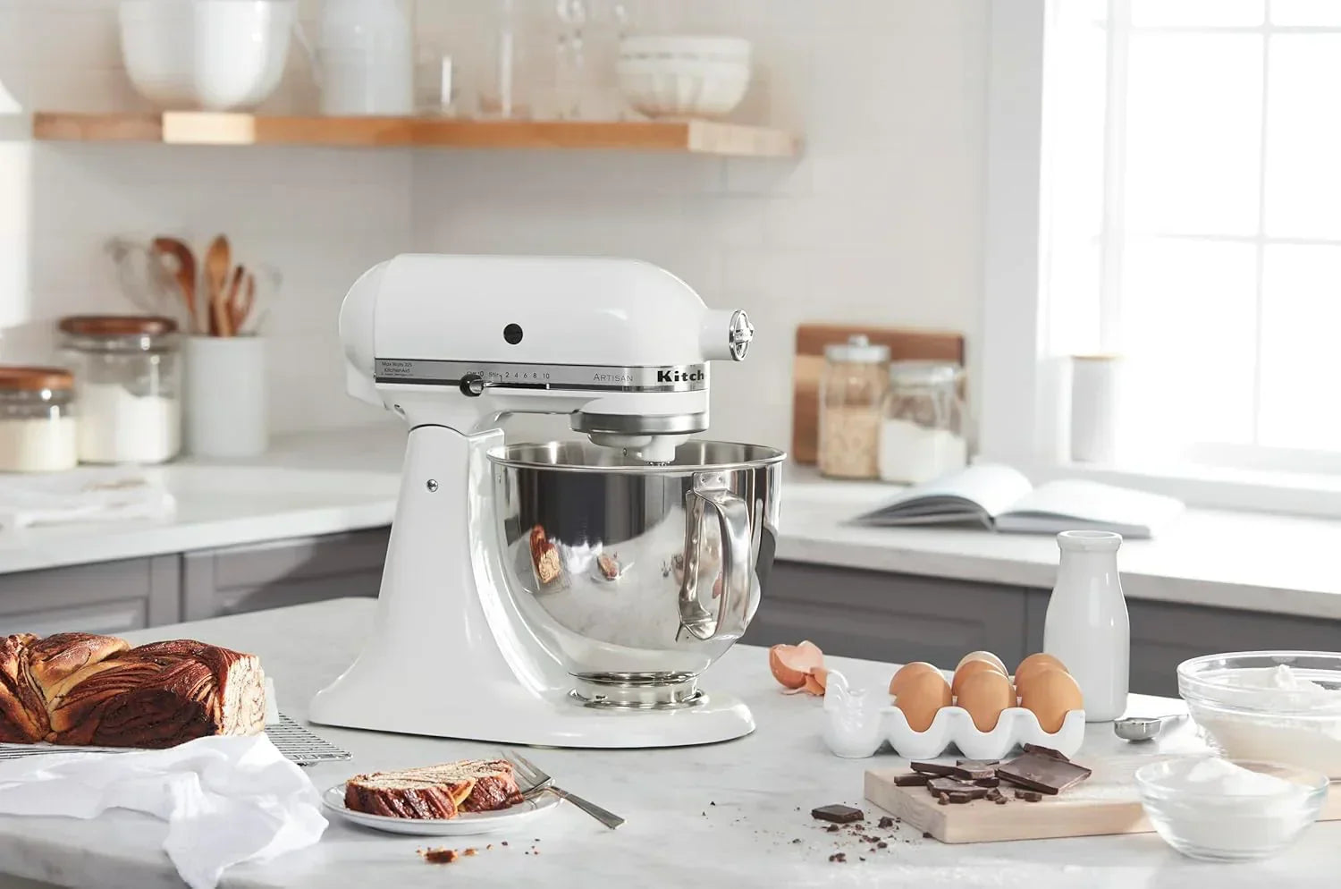 KitchenAid Artisan 5-Quart Tilt-Head Stand Mixer with Pour Flap