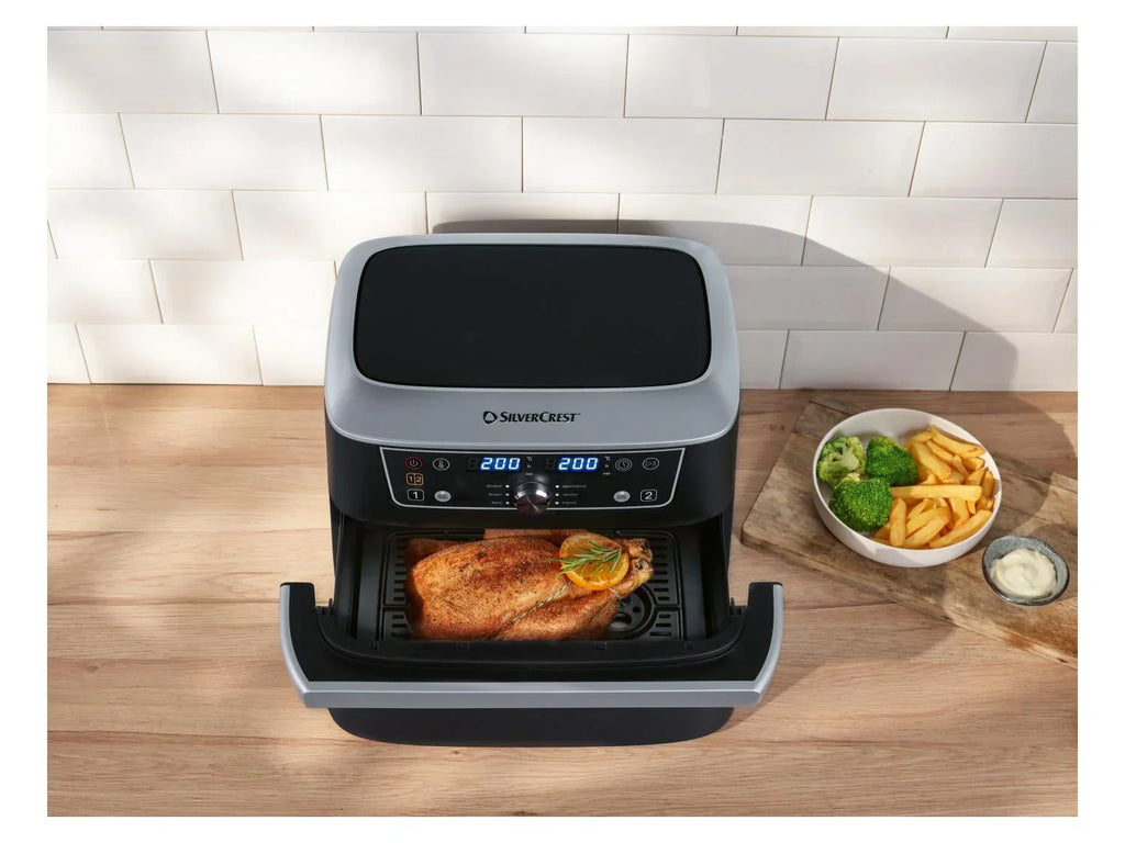 SILVERCREST Friteuse  air chaud double compartiment