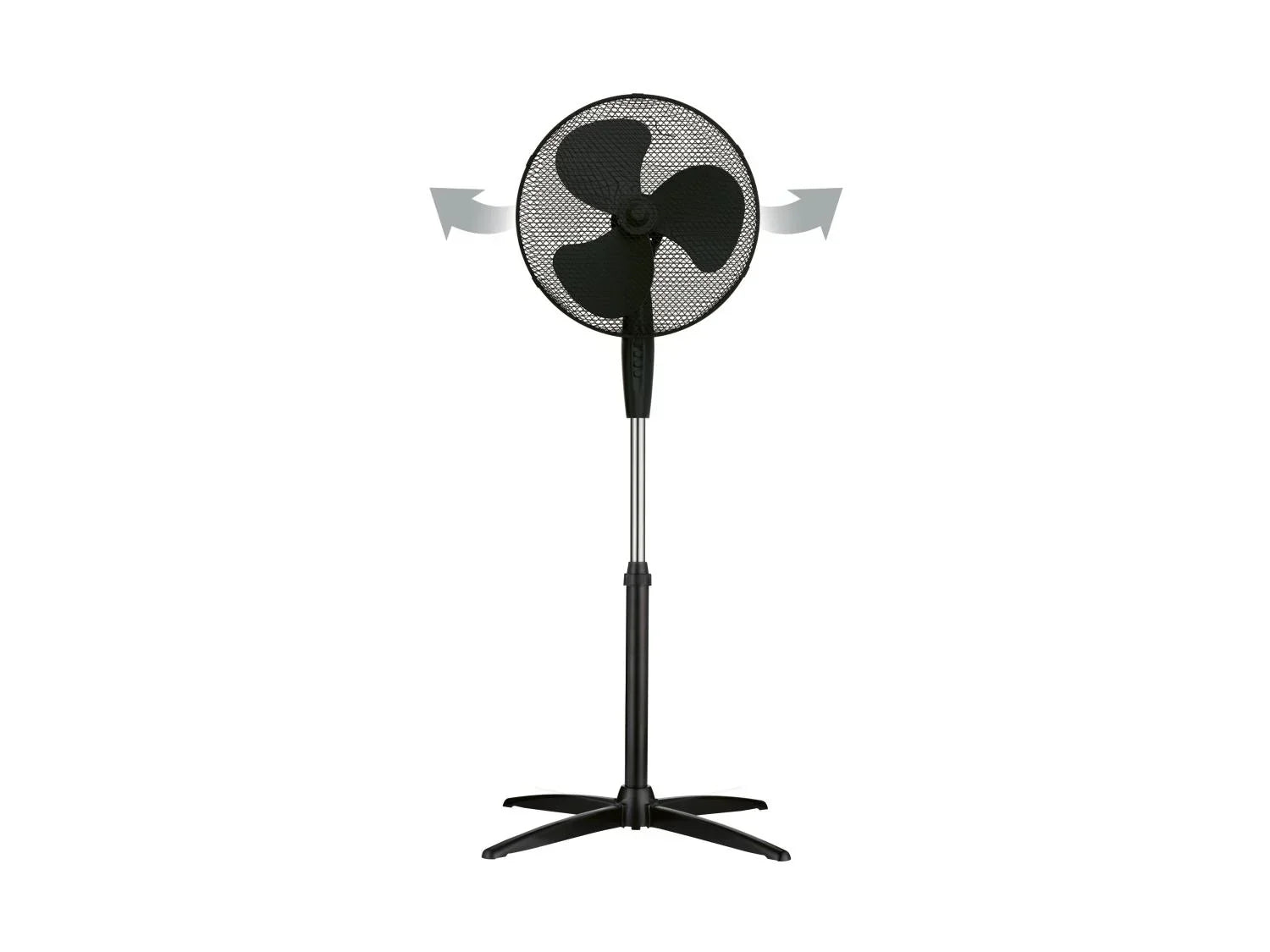 TRONIC Ventilateur sur pied, 45 W