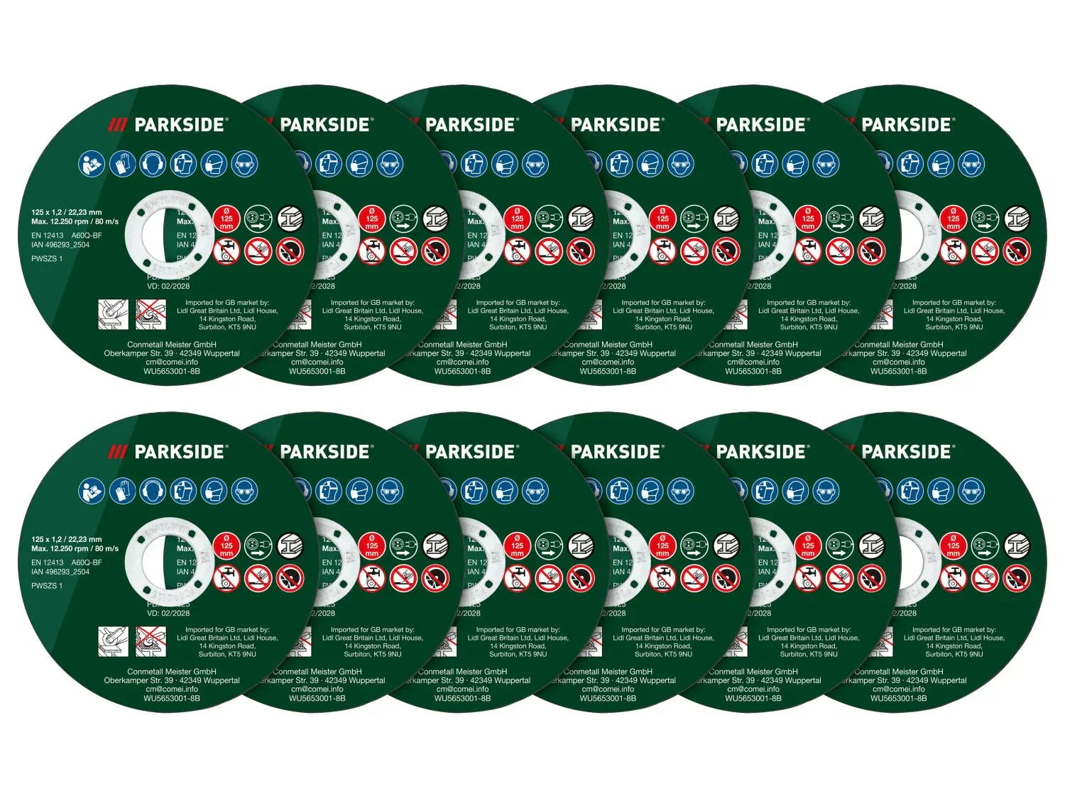 PARKSIDE Set de disques diamant ou Disques  trononner