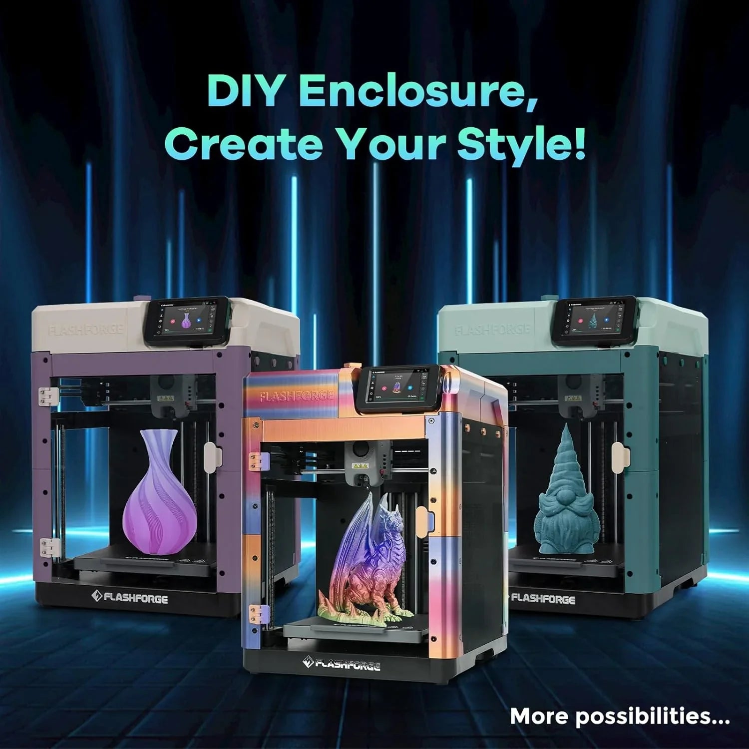 Adventurer 5M 3D Printer with Fully Auto Leveling