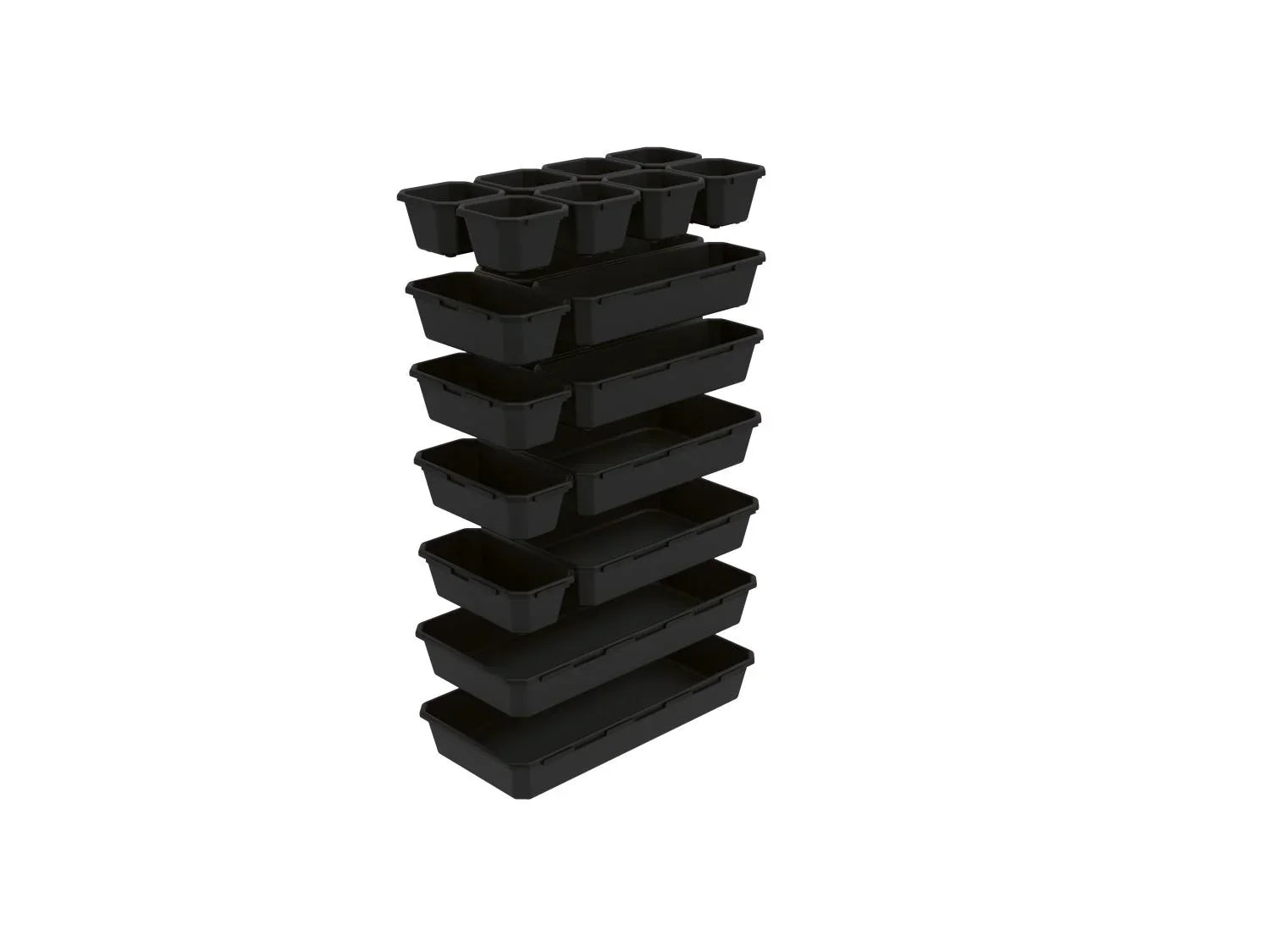 PARKSIDE Set de 20 bacs de rangement
