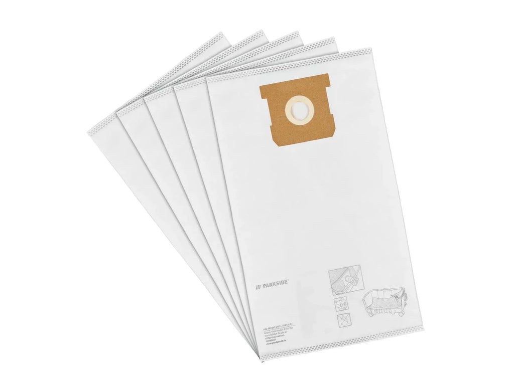 PARKSIDE Lot de 5 ou 12 sacs pour aspirateur PFT 8 A1