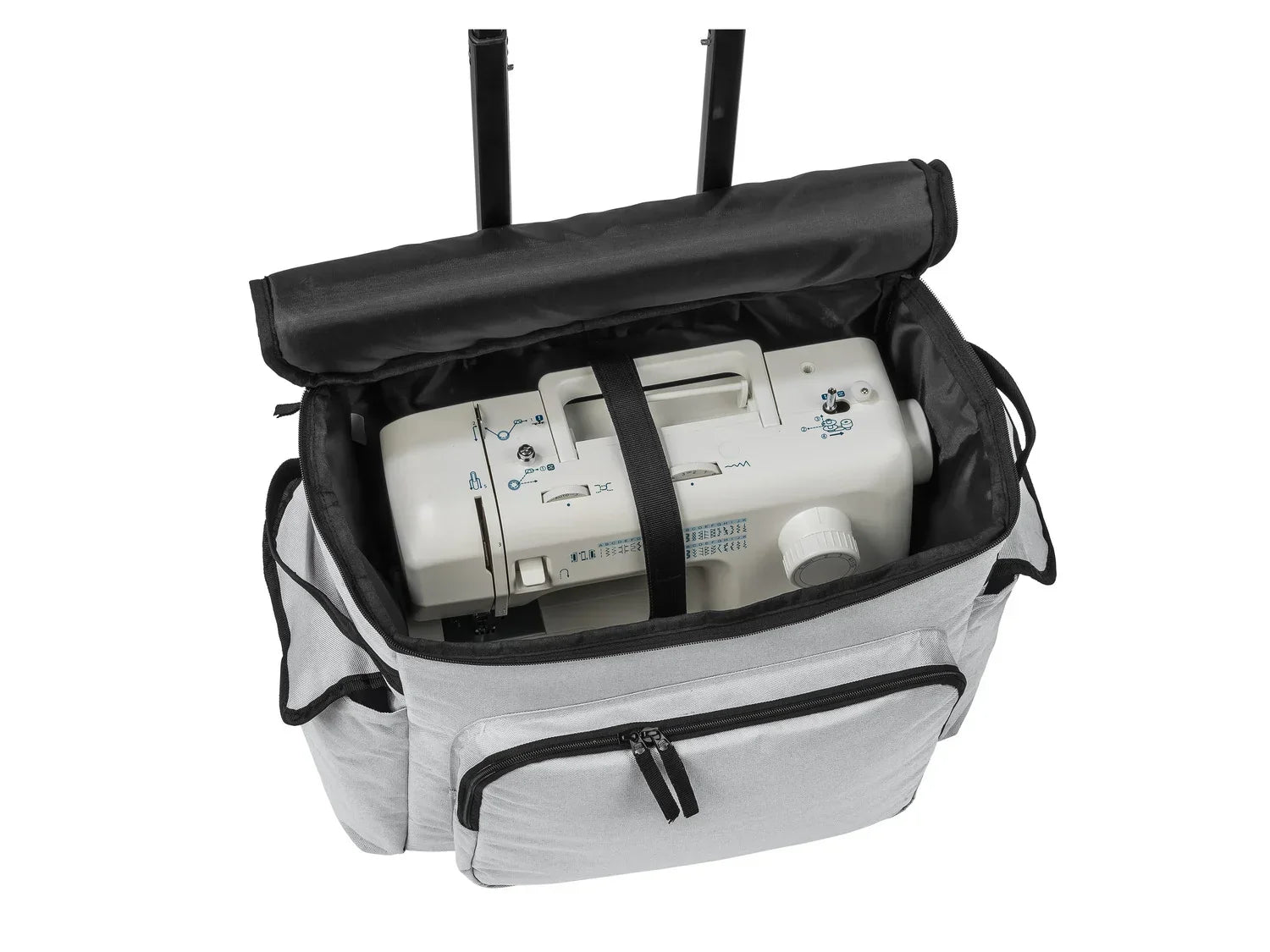 TOPMOVE Sac pour accessoires de tricot ou trolley pour machine  coudre