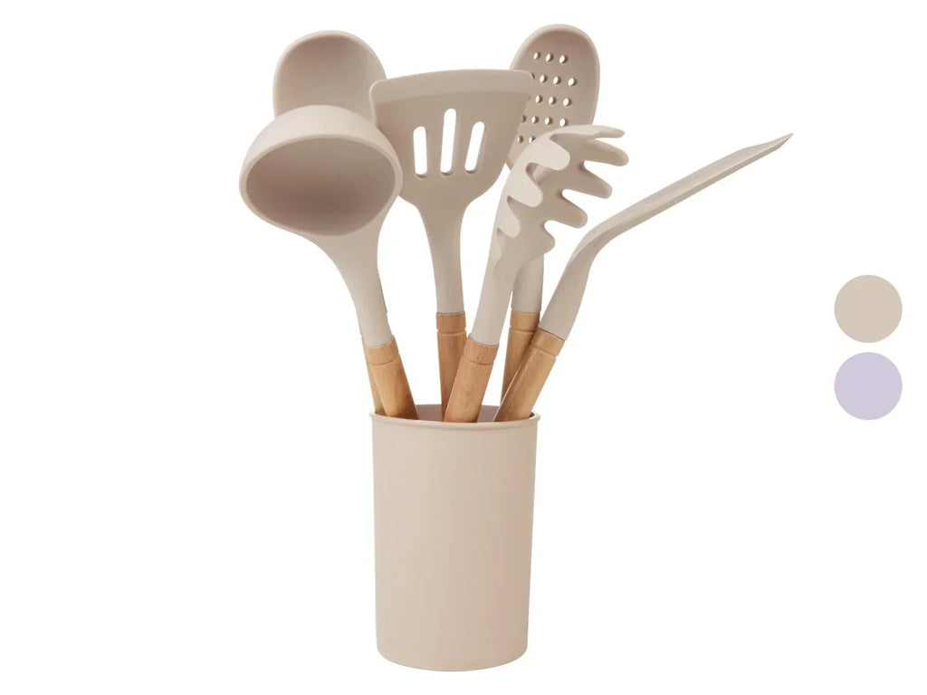 LIVARNO home Set d'ustensiles de cuisine, 7 pices